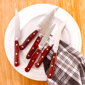 BergHOFF Pakka Wood 6pc. Stainless Steel Steak Knife Set - image 1