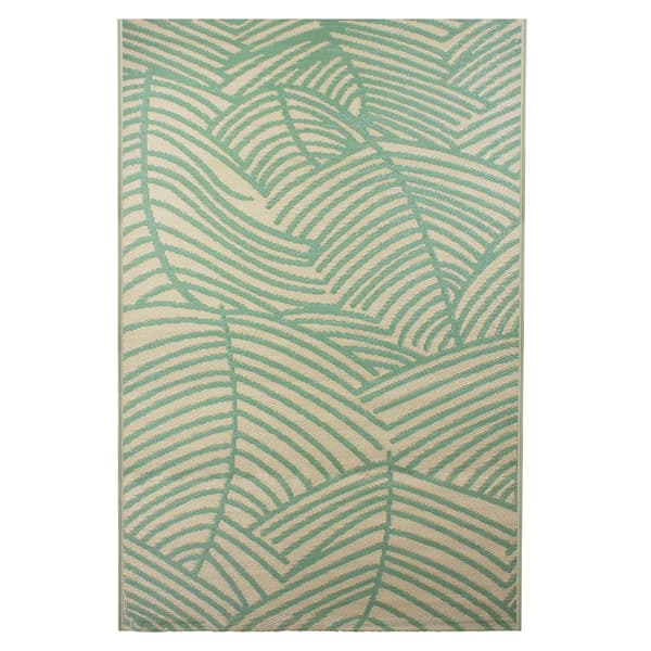Northlight Seasonal Leaf Rectangular Indoor/Outdoor Area Rug