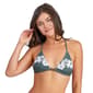 Juniors Cyn & Luca  Island Blooms Tunnel Triangle Bikini Swim Top - image 1