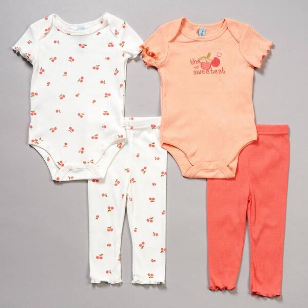 Baby Girl &#40;3-9M&#41; Charlotte & Star 4pc. Sweetest Cherries Set - image 