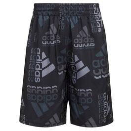 Boys (8-20) adidas(R) Logo Print Woven Shorts
