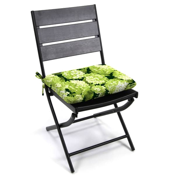 Jordan Manufacturing Hydrangea Chair Pad Seat Cushion