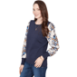 Womens Emaline Golden Nautica Floral Long Sleeve Sweater - image 3