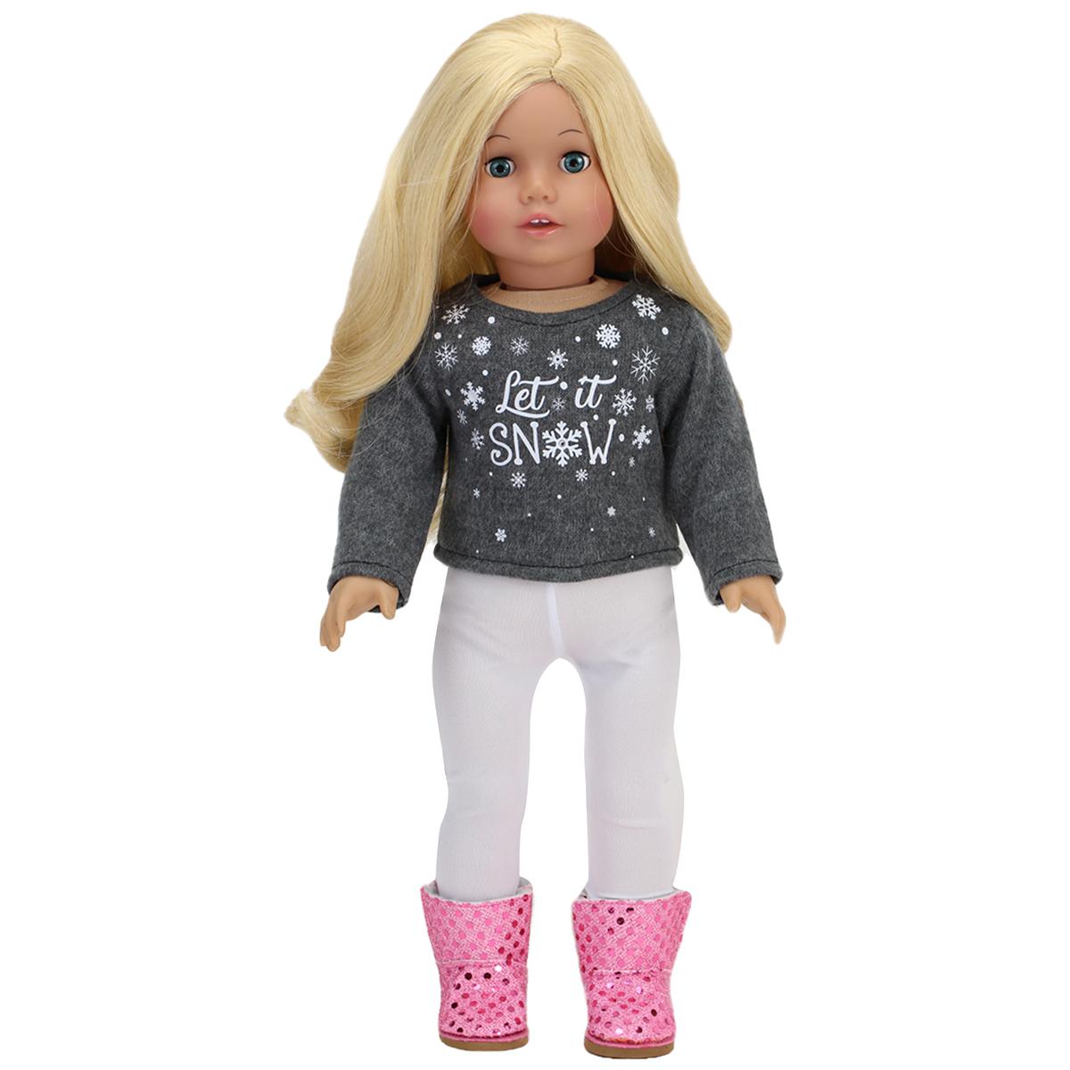 Sophia's® 6pc. Let it Snow Sweater and Skirt Set