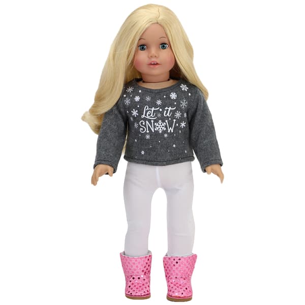 Sophia's® 6pc. Let it Snow Sweater and Skirt Set