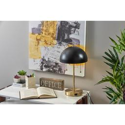 Adesso Bowie Black Table Lamp