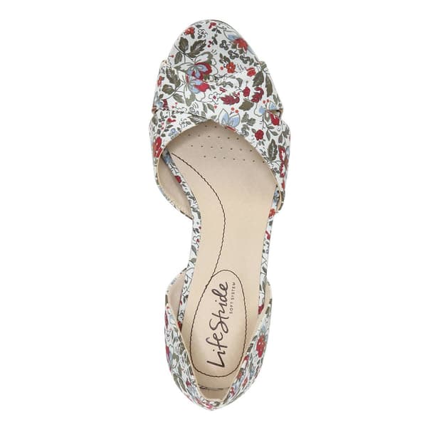 Womens LifeStride Mykonos Peep-Toe Heels