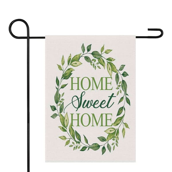 Northlight Seasonal Home Sweet Home Outdoor Garden Flag - image 