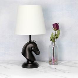 Simple Designs 17.25in. Decorative Chess Horse Table Lamp