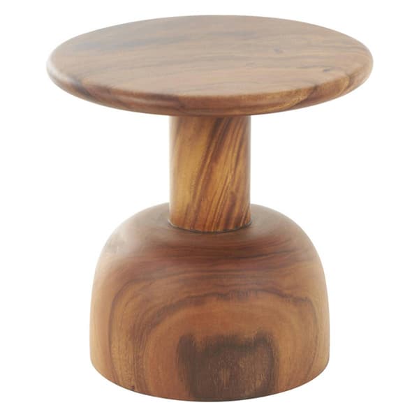 9th & Pike® Natural Brown Wood Accent Table