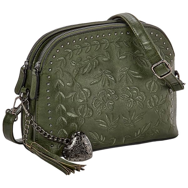 Sam & Hadley Embroidered Dome Cross Crossbody