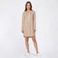 Womens Karen Neuburger Long Sleeve Rose Stripe Printed V-Neck Sle - image 1