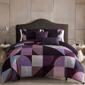 Bebejan Orchid Matrix 5pc. Reversible Comforter Set - image 9