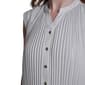 Womens Tommy Hilfiger Sleeveless Pleated Button Front Blouse - image 4