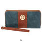 Womens Sasha Two Tone Nubuck Wristlet - image 5