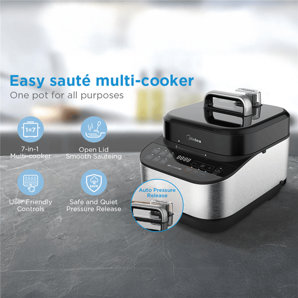 Midea 5qt. Easy Sauté Multi-Cooker