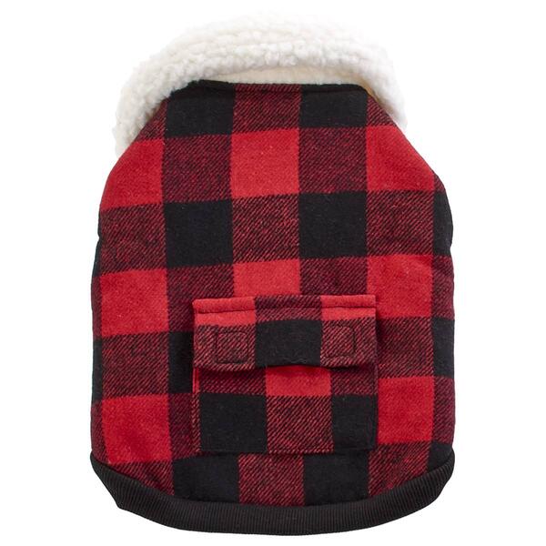 Northpaw Buffalo Sherpa Lined Pet Jacket - image 