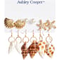 Ashley Cooper(tm) 6pr. Gold Plated Sea Life & Shells Earrings - image 1