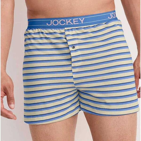 Mens Jockey(R) Single Knit Striped Boxers - image 