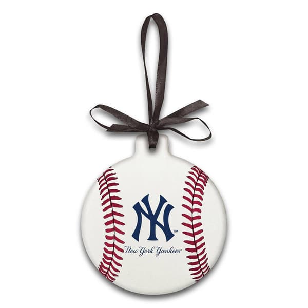 Magnolia Lane NY Yankees Ceramic Flat Ornament - image 