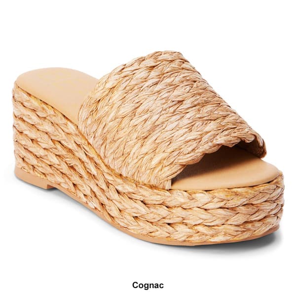 Womens Beach by Matisse Peony Platform Slide Sandals