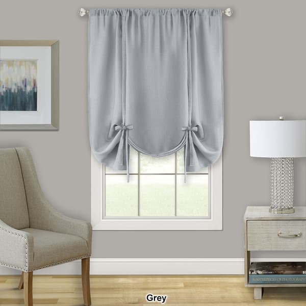 Achim Darcy Tie Up Rod Pocket Curtain Shade