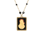 Symbols of Faith 14kt. Gold Dipped Mary & Child Cameo Necklace - image 1