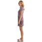 Womens MSK Short Sleeve Patchwork Half Zip Neck Shift Dress - image 4