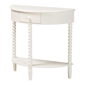 Baxton Studio Raynera Bobbin Leg Demilune Console Table - image 1