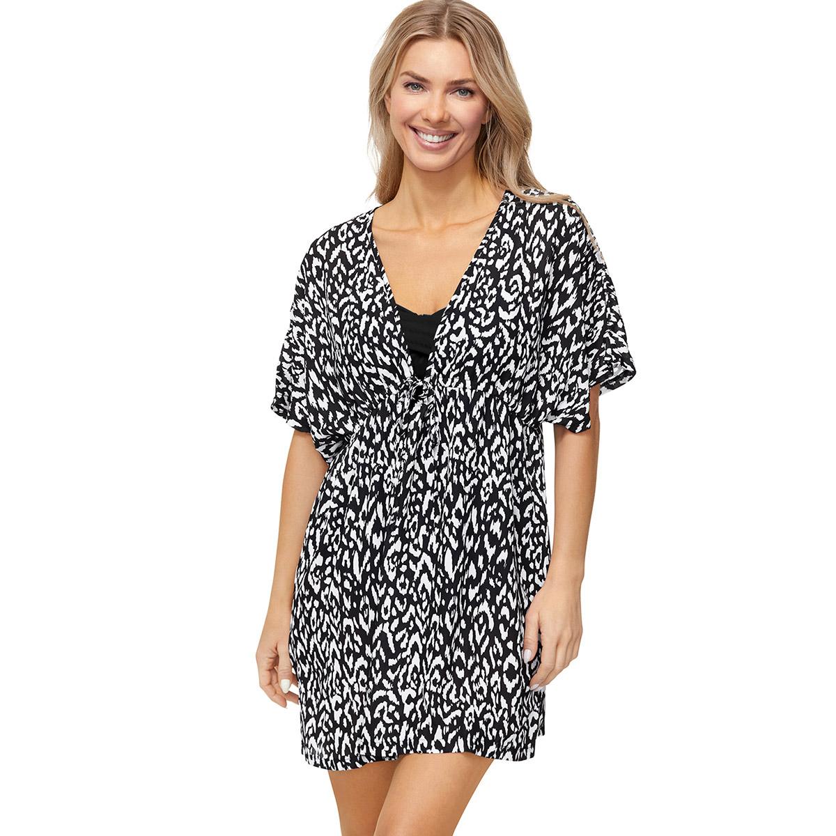 Womens Leilani Zanzibar Breezy Caftan Swim Cover-Up