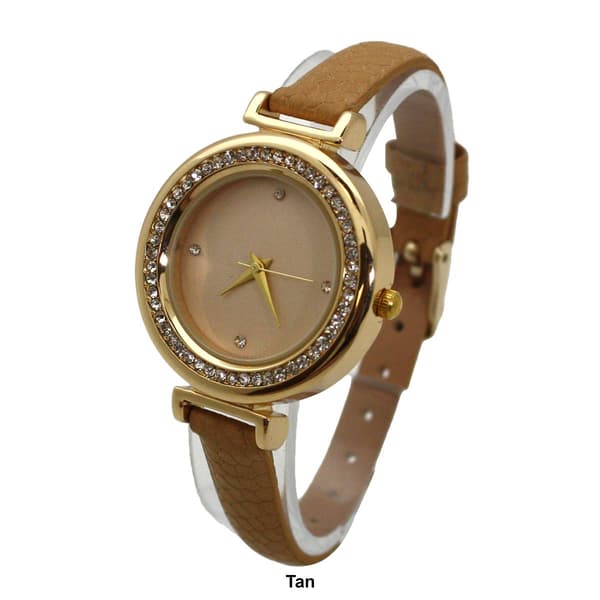 Womens Olivia Pratt™ Solid Colors & Rhinestones Watch - 26550