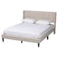Baxton Studio Casol Modern Fabric Upholstered Queen Platform Bed - image 1