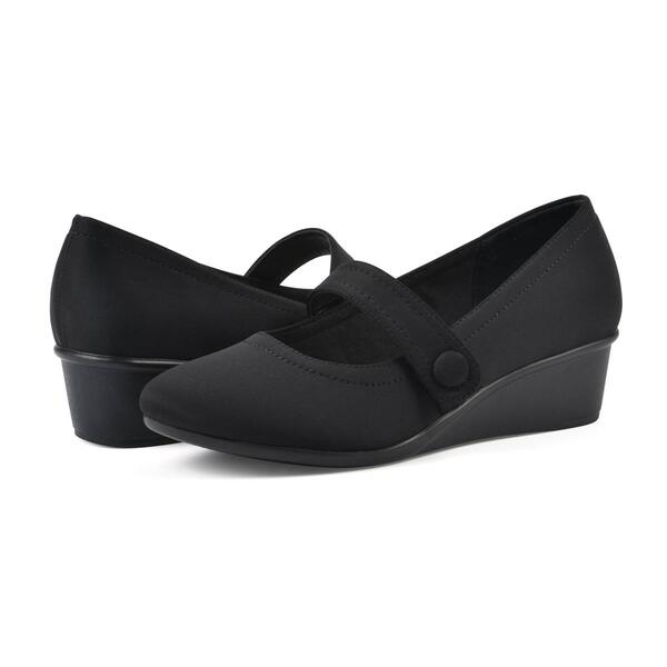Womens Cliffs by White Mountain Brightly Wedge Flats
