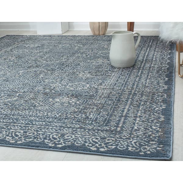 Rugs America&#8482; Milford Imperial Sky Transitional Vintage Area Rug