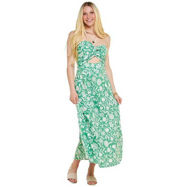 Juniors Trixxi Strapless Keyhole Neck Midi Dress - image 