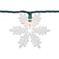 Northlight Seasonal 6ft. Glittered Snowflake Christmas Light Set - image 3