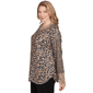 Plus Size Ruby Rd. Cozy Time Long Sleeve Leopard Sweater - image 4