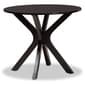 Baxton Studio Luise Modern Dark Brown Wood 5pc. Dining Set - image 6