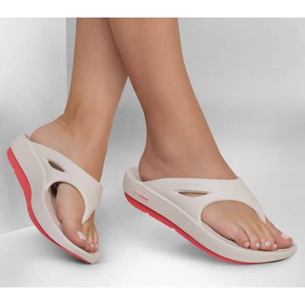 Womens Skechers Go Recover Refresh Contend Slide Sandals