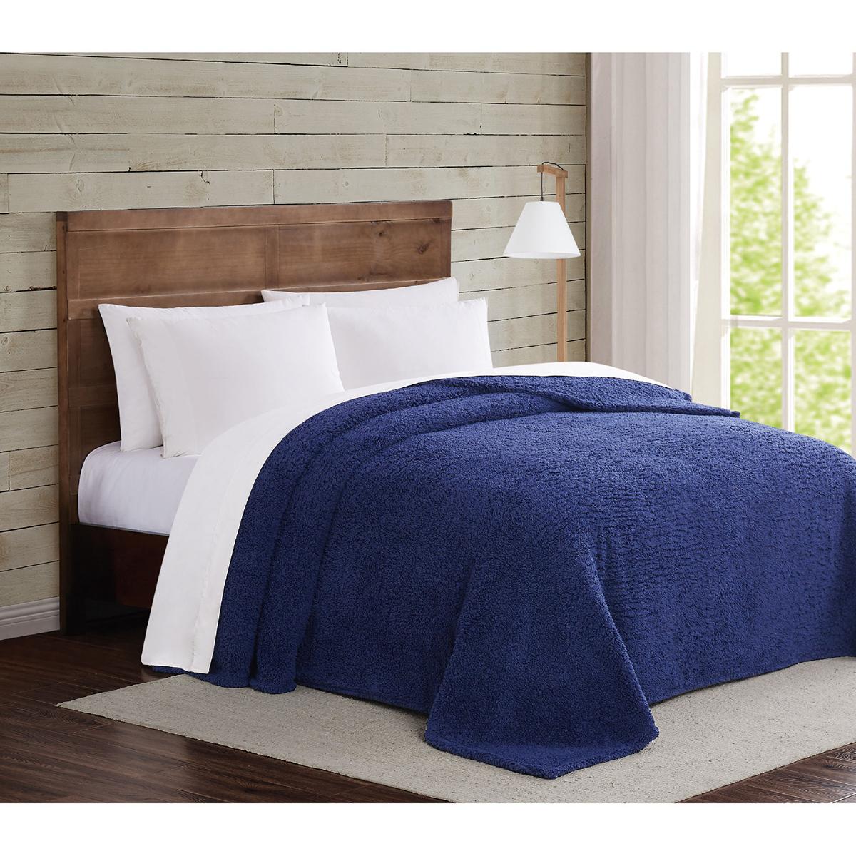 Brooklyn Loom Marshmallow Sherpa Blanket