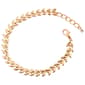 Design Collection 7.5in. Gold-Tone Fishbone Link Chain Bracelet - image 1