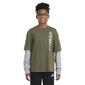 Boys &#40;8-18&#41; adidas&#40;R&#41; Checks Layered Long Sleeve Tee - image 1