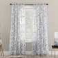 Poppy Print Sheer Rod Pocket Panel Curtain - image 1