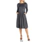 Womens 24/7 Comfort Apparel Fit &amp; Flare Pocket Dress - image 8