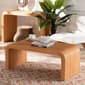 bali & pari Guevara Bohemian Fluted Rattan Coffee Table - image 5