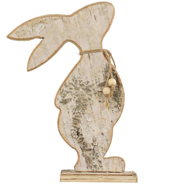 Northlight Seasonal Rustic Wooden Rabbit Silhouette Easter Décor