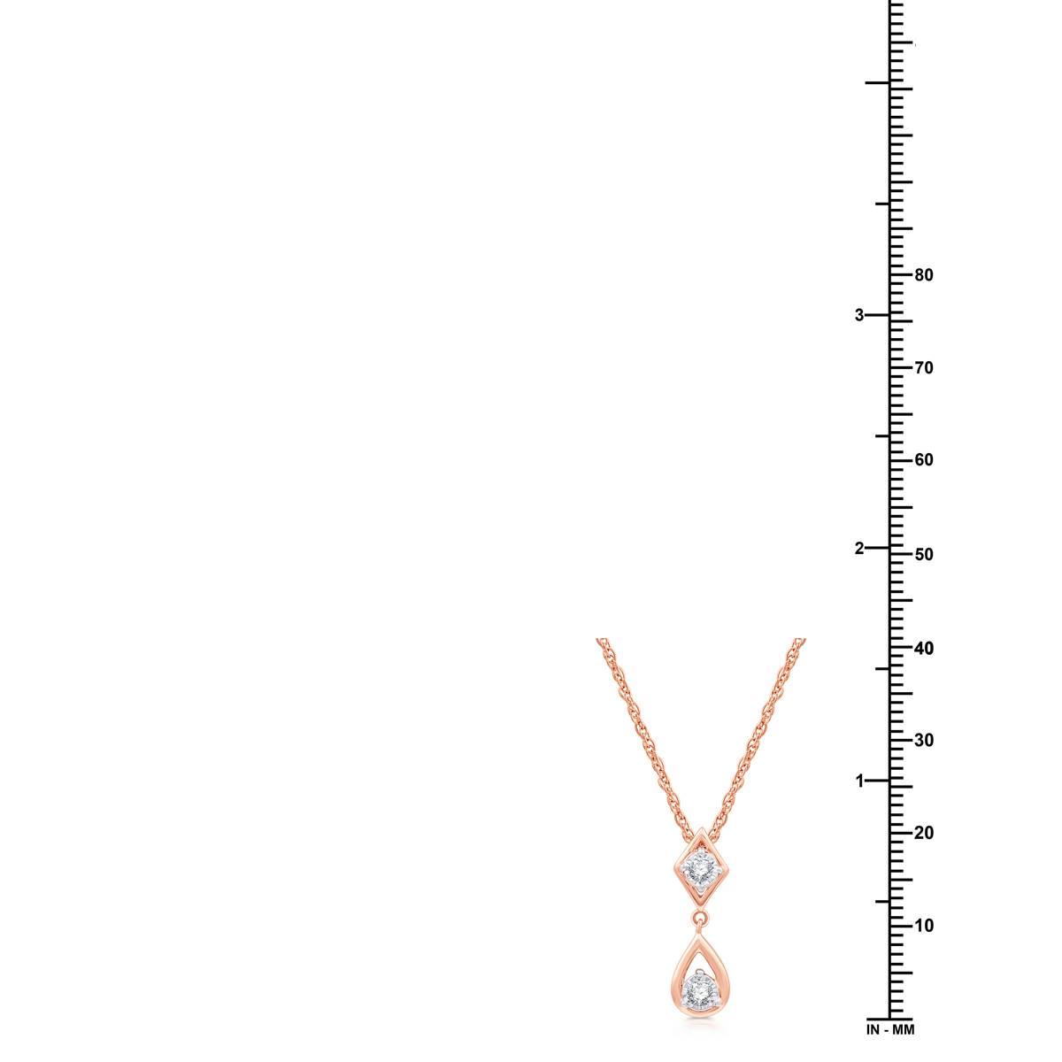 Nova Star® Lab Grown Diamond Teardrop Pendant & Earring Set