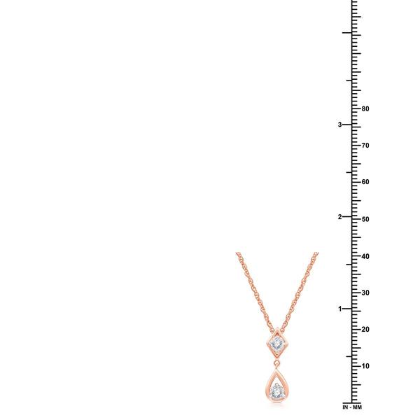 Nova Star® Lab Grown Diamond Teardrop Pendant & Earring Set