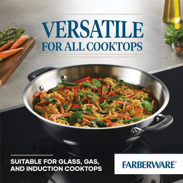 Farberware® Brilliance 14in. Stainless Steel Wok