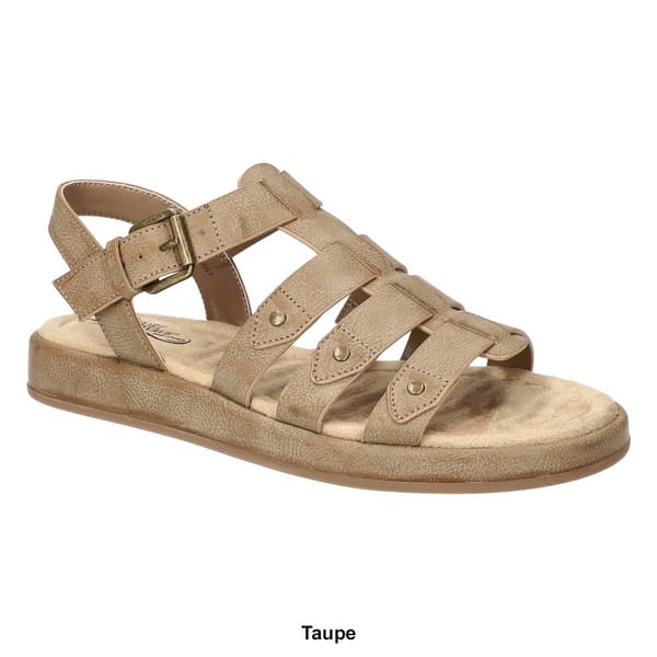 Womens Easy Street Chirp Gladiator Platform Sandals